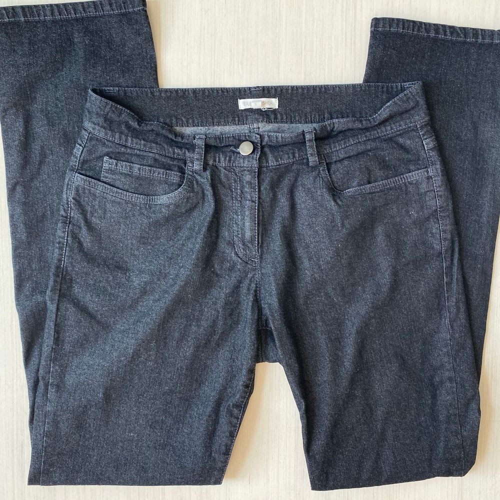 Eileen Fisher Black Straight Leg Pants